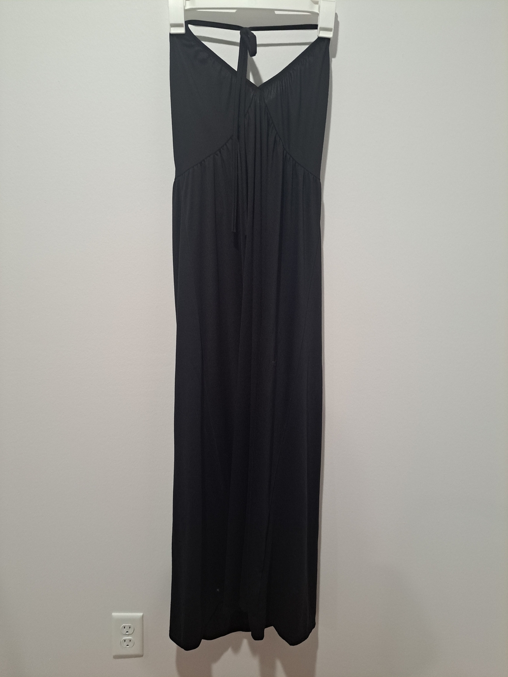 Black Halter Maxi Dress